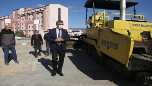Suşehri'nde KYK yolu asfalta kavuştu 