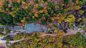 Toroslar'ın el değmemiş şelalelerinde sonbahar güzelliği