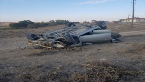 Yozgat'ta otomobilin devrilmesi sonucu iki polis hayatını kaybetti