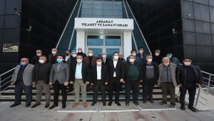 Aksaray'da bazı sivil toplum kuruluşlarından Vali Aydoğdu'ya destek