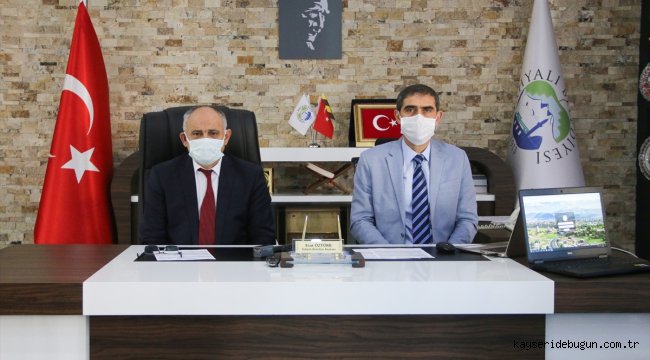 Başkan Öztürk ve KASKİ Genel Müdürü Özdemir değerlendirme toplantısı yaptı