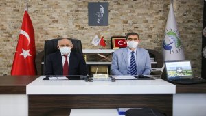 Başkan Öztürk ve KASKİ Genel Müdürü Özdemir değerlendirme toplantısı yaptı