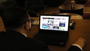 Çankırı Emniyet Müdürü Sadettin Aksoy ile eşi, AA'nın "Yılın Fotoğrafları" oylamasına katıldı