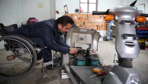 İş kazası sonucu engelli kalınca tekerlekli sandalye üretimine başladı