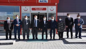 Kaymakam Murat'tan sağlık çalışanlarına moral ziyareti