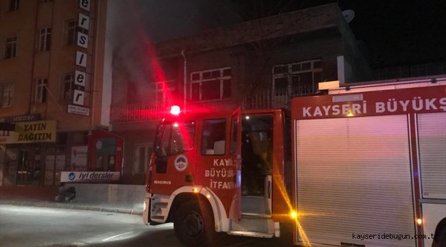 Kayseri'de müstakil evde çıkan yangın söndürüldü
