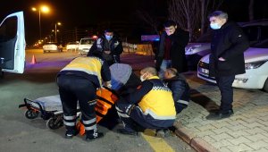 Kırıkkale'de "dur" ihtarına uymayan sürücü otomobiliyle polise çarptı