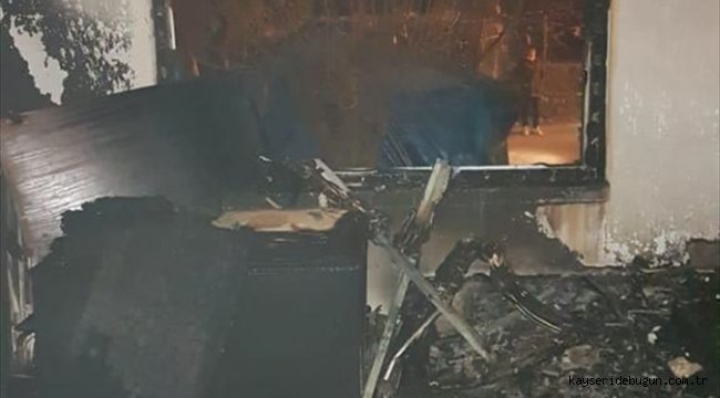 Kırıkkale'de ev yangını
