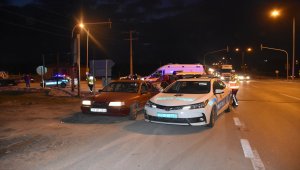 Kırıkkale'de iki otomobil çarpıştı: 2 yaralı