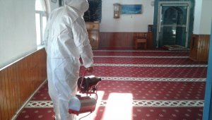 Kızılcahamam'daki 159 cami dezenfekte ediliyor