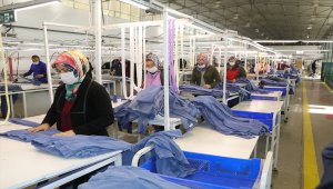 Yozgat'ta kısıtlamadan muaf tutulan fabrikalarda üretim devam ediyor