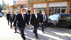 AK Parti Konya Milletvekili Orhan Erdem, Hadim'i ziyaret etti
