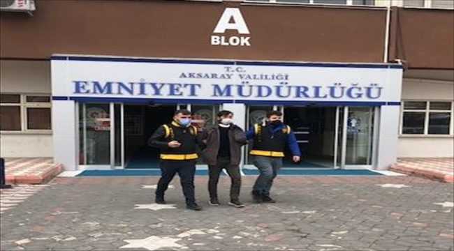 Aksaray'da elektronik eşya ve bisiklet çaldığı öne sürülen 3 zanlı tutuklandı