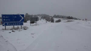 Ankara'da karla mücadele çalışmaları 