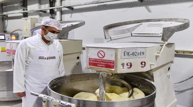 Ankara Halk Ekmek, "ekşi mayalı patates unlu zerdeçallı ekmek" üretimine başladı