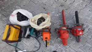 Başkentte dedesine ait inşaat malzemelerini çalan torun yakalandı