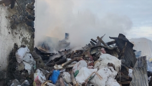 Çankırı'da çıkan yangında bir ev kullanılamaz hale geldi 