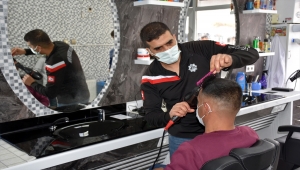 Çocukluk hayali berber dükkanına devlet desteğiyle kavuştu 