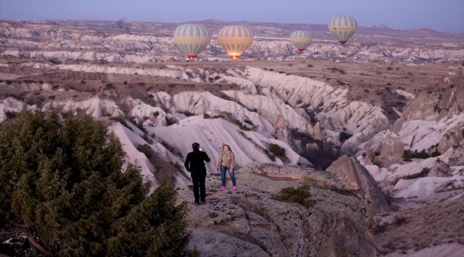 Kapadokya'yı geçen yıl 992 bin 620 turist gezdi