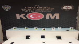 Kırıkkale'de kaçak cep telefonu operasyonu