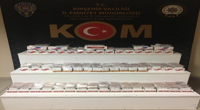 Kırşehir'de kaçak tütün operasyonu