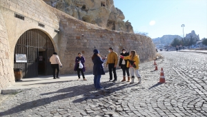 Kolombiyalı ve Meksikalı turizmciler Kapadokya'yı gezdi