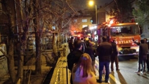 Mevlana Mahallesinde ki yangına zamanında müdahale can kaybını önledi