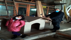 MHP Beypazarı İlçe Başkanlığı sokak hayvanlarını unutmadı