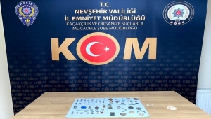Nevşehir'de tarihi eser kaçakçılığı operasyonunda bir kişi yakalandı