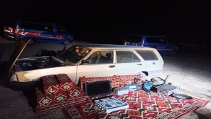 Sivas'ta bağ evinden hırsızlık yapan şüpheli suçüstü yakalandı 