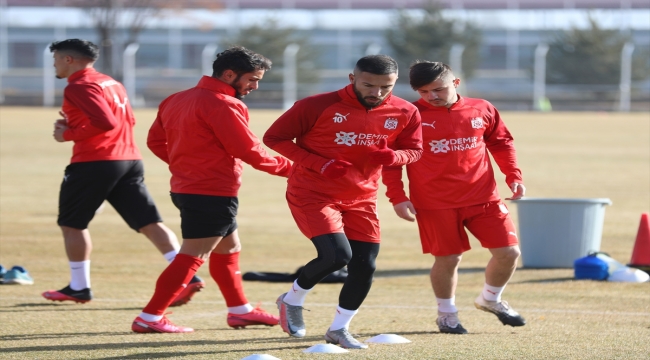 Sivasspor'da Gaziantep FK maçı hazırlıkları 