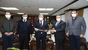 Yazır Sanayi Bölgesindeki yatırımcıdan teşekkür ziyareti