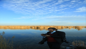 Akgöl sazlıklarındaki dolgu set ikinci kez tahrip edildi