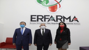 Başkan Büyükkılıç'tan ERÜ İlaç Uygulama ve Araştırma Merkezi'ne ziyaret 