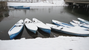 Beyşehir'de kar yağışı