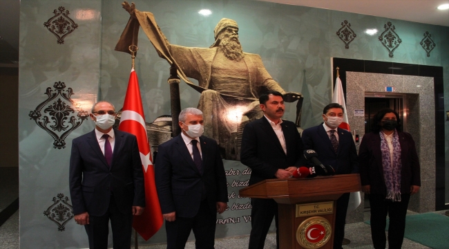 Çevre ve Şehircilik Bakanı Kurum, Kırşehir'de İl Koordinasyon Toplantısı'nda konuştu: