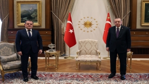 Cumhurbaşkanı Erdoğan, Azerbaycan Dışişleri Bakanı Bayramov'u kabul etti