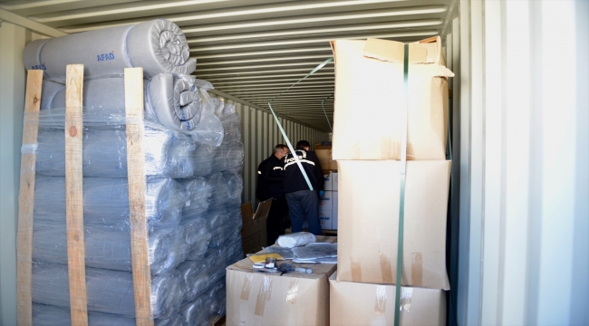 Eskişehir'de AFAD'a ait depoda bulunan konteynerlerden ihtiyaç malzemeleri çalındı