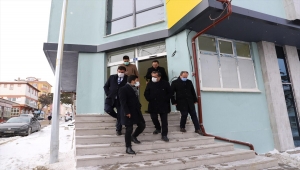 Gençlik ve Spor Bakanlığı yetkilileri, Hüyük'teki tarım kampı ve gençlik merkezinde incelemede bulundu