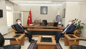 Halkapınar Kaymakamı Bildirici'ye ziyaretler