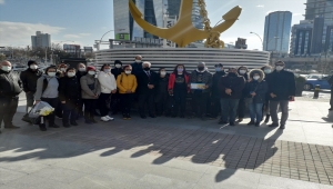 Hasta oğlunun tedavisinin sağlanması için 18 günde İzmir'den Ankara'ya yürüdü