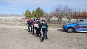 Jandarmadan yarım asırlık evli çifte "Sevgililer Günü" sürprizi