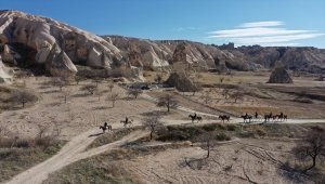 Kapadokya'da "Sevgililer Günü" yoğunluğu