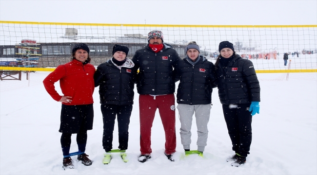 Kar Voleybolu Kadın Milli Takımı'nın hedefi Avrupa'da şampiyonluk
