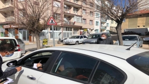 Karaman Valisi Işık kontrol noktalarını denetledi