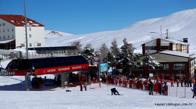 Kayakseverler, Erciyes'te yoğunluk oluşturdu