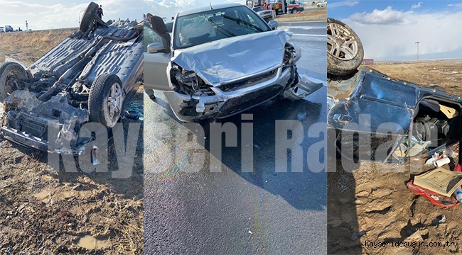 Kayseri'de zincirleme kaza: 7 yaralı