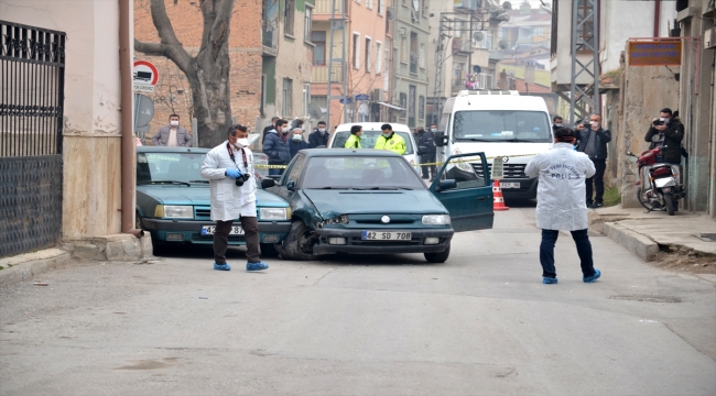 Konya'da aracıyla seyir halindeyken silahlı saldırıya uğrayan kişi hayatını kaybetti