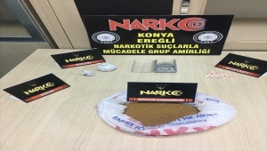 Konya'da uyuşturucu operasyonunda yakalanan zanlı tutuklandı