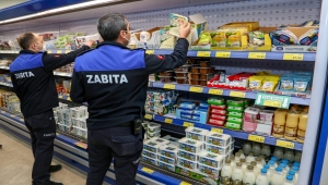 Meram Belediyesine bağlı zabıta ekipleri marketlerde fiyat denetimi yaptı